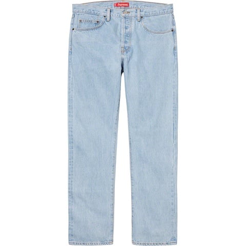 Supreme Stone Washed Slim Jean - Stone Washed Indigo