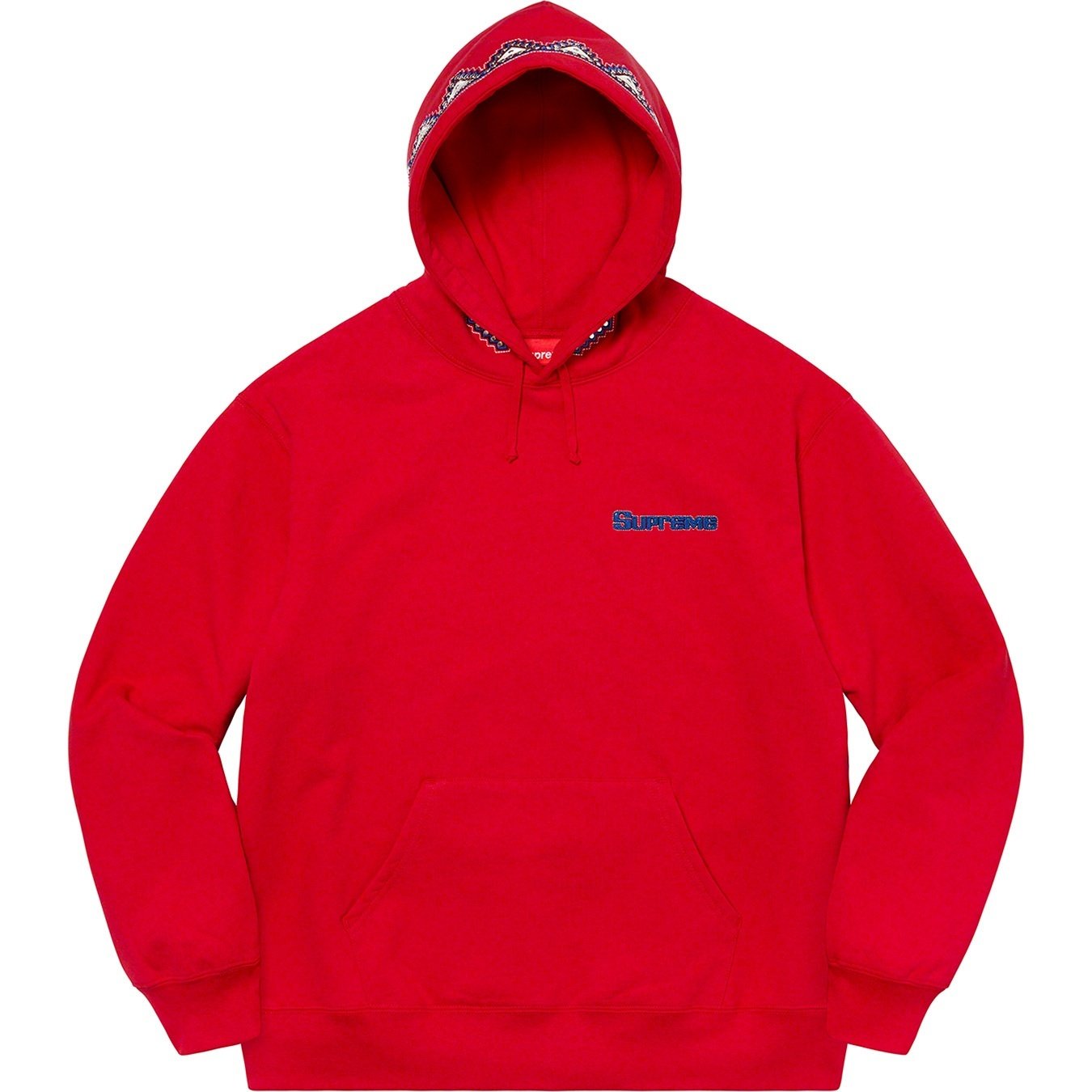 Supreme Pharaoh Studded Hooded Sweatshirt (FW20) - Red - $168