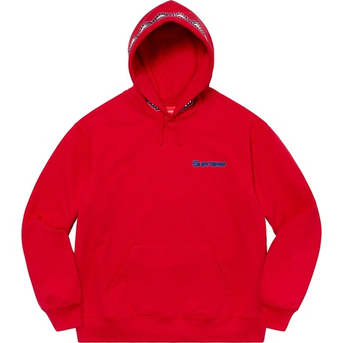 Supreme Pharaoh Studded Hooded Sweatshirt - Red