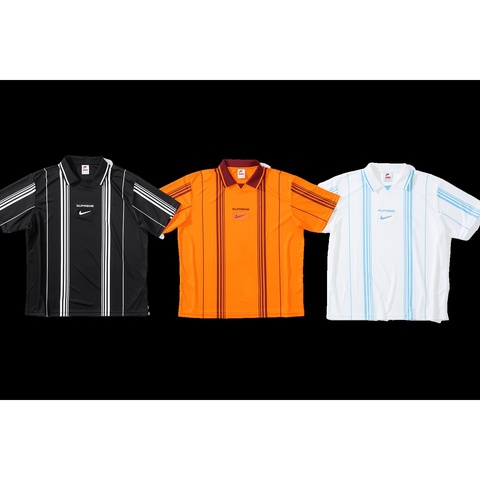 トップス Supreme NIKE Jewel Strip Soccer Jersey Supreme Nike Jewel Stripe Soccer Jersey Size Large | eBay