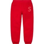 Supreme S Logo Sweatpant (FW20) - Red