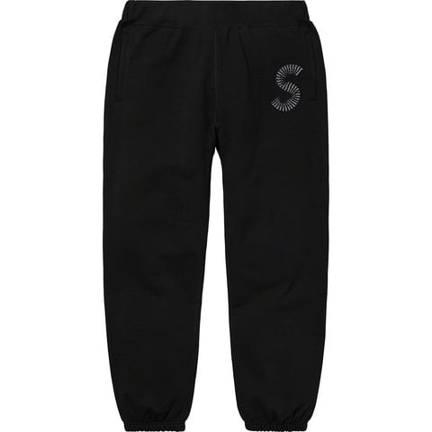 Supreme S Logo Sweatpant - Black
