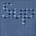 Supreme Houndstooth Logos Snap Front Jacket (FW20) - Blue