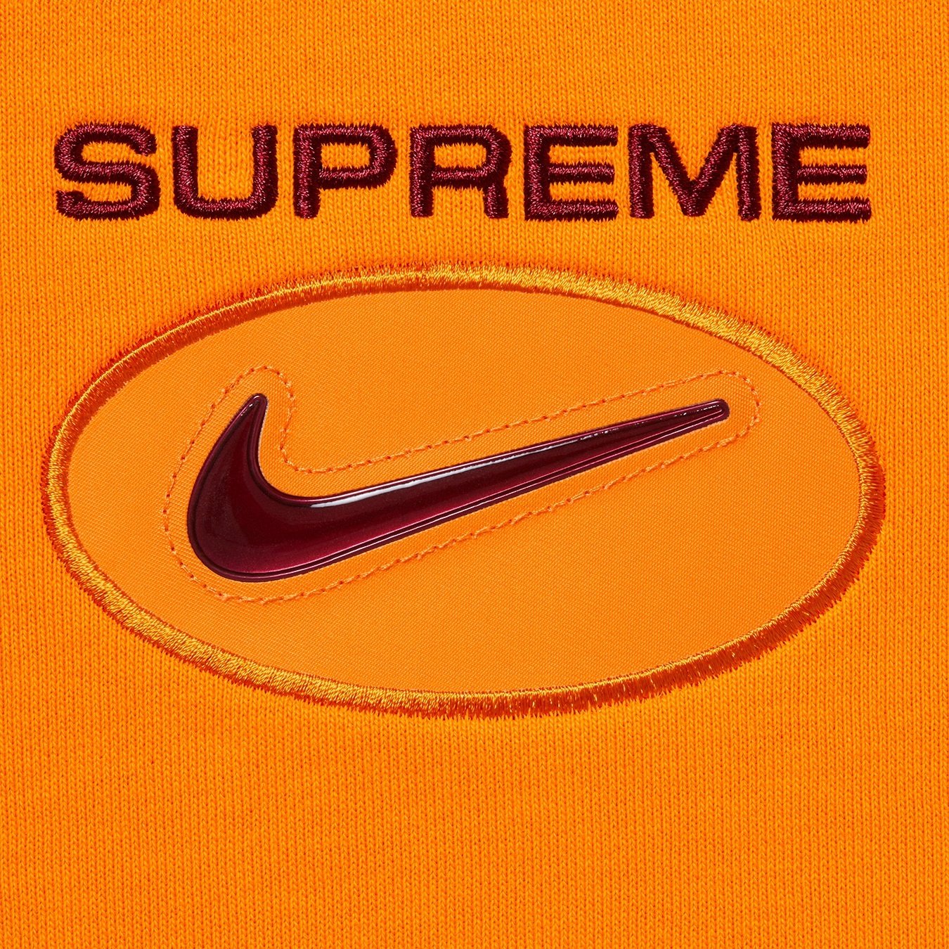 Supreme Supreme Nike Jewel Crewneck (FW20) - Orange - $138