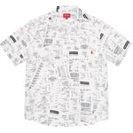 Supreme Receipts Rayon S S Shirt (FW20) - White