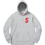 Supreme S Logo Hooded Sweatshirt (FW20) - Heather Grey