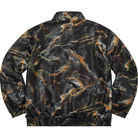 Supreme Marble Track Jacket - Black