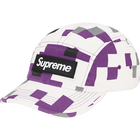Supreme Military Camp Cap - Purple Digi Camo