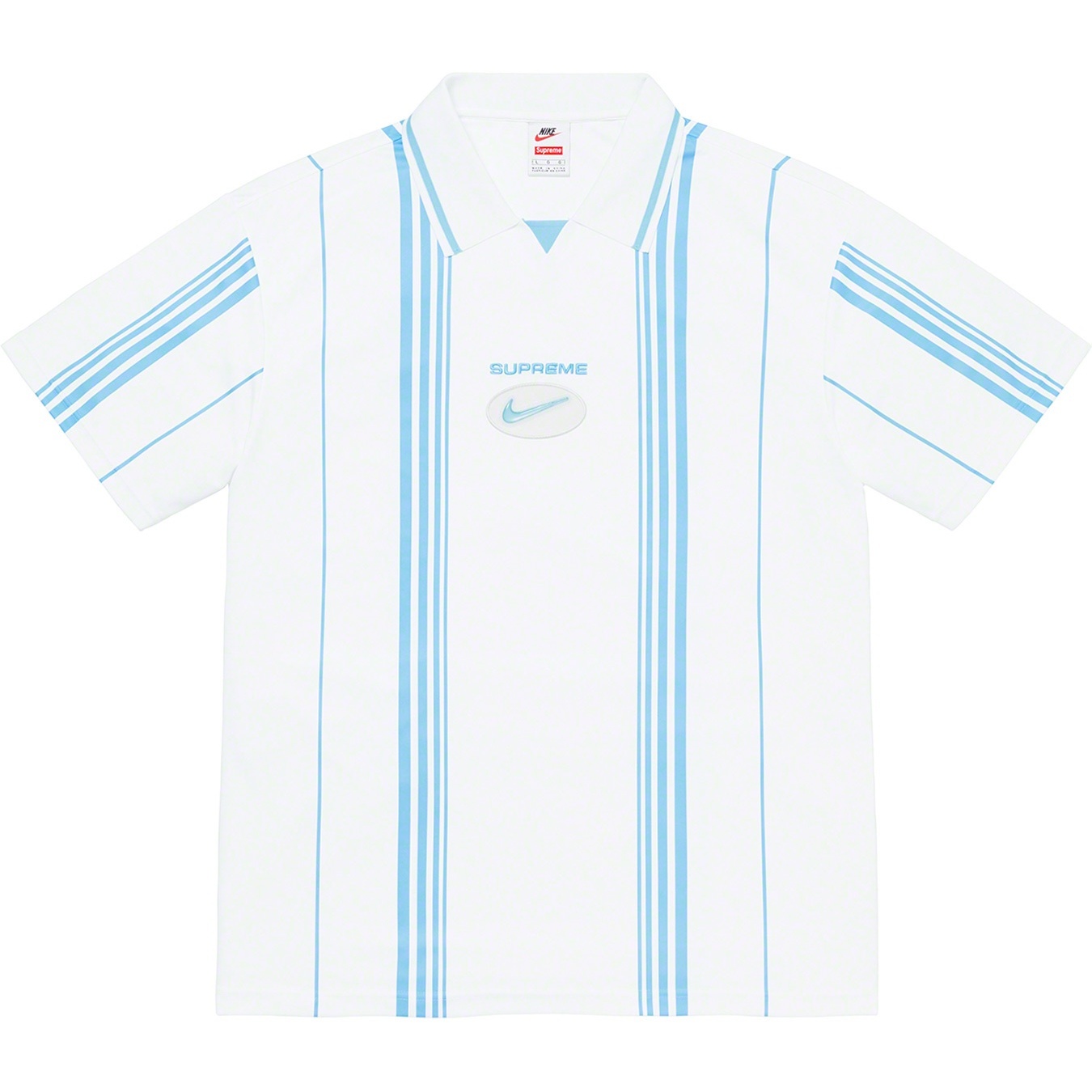Supreme Supreme Nike Jewel Stripe Soccer Jersey (FW20) - White - $118