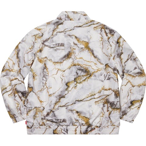 Supreme Marble Track Jacket - White