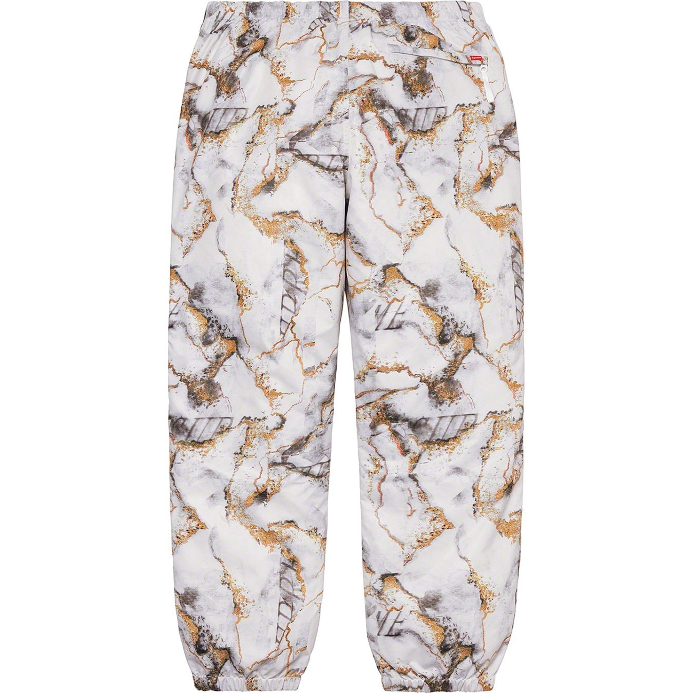 Supreme Marble Track Pant (FW20) - White - $128