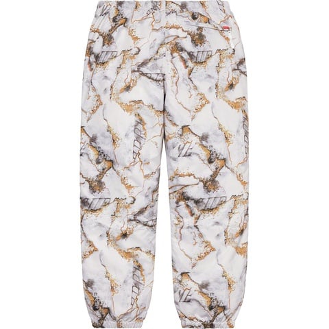 Supreme Marble Track Pant - White