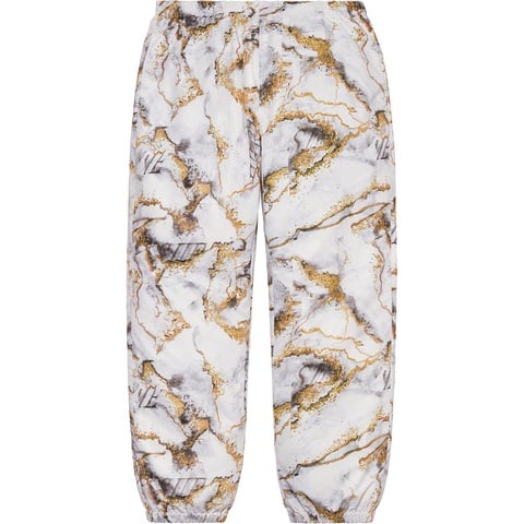 Supreme Marble Track Pant - White