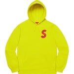 Supreme S Logo Hooded Sweatshirt (FW20) - Acid Green