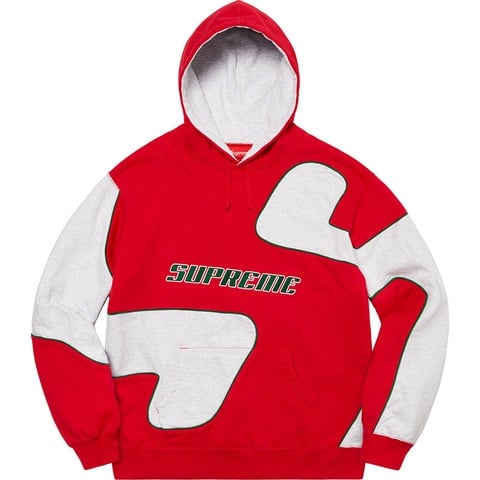 Supreme Big S Hooded Sweatshirt - Red