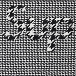 Supreme Houndstooth Logos Snap Front Jacket (FW20) - Black