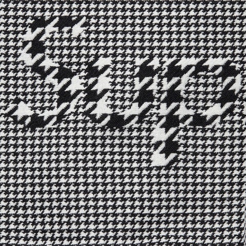 Houndstooth Logos Snap Front Jacket - Supreme