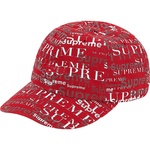 Supreme Logo Pattern 6-Panel (FW20) - Dark Red