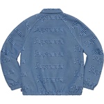 Supreme Houndstooth Logos Snap Front Jacket (FW20) - Blue