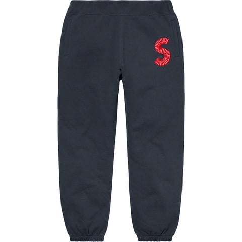 Supreme S Logo Sweatpant - Navy