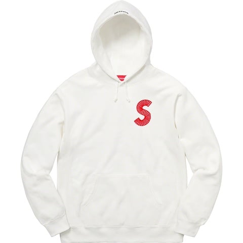 トップス 18FW supreme S Logo Hooded Sweatshirt M Supreme FW18 S Logo Hooded Sweatshirt Navy Embroidered Logo Unisex