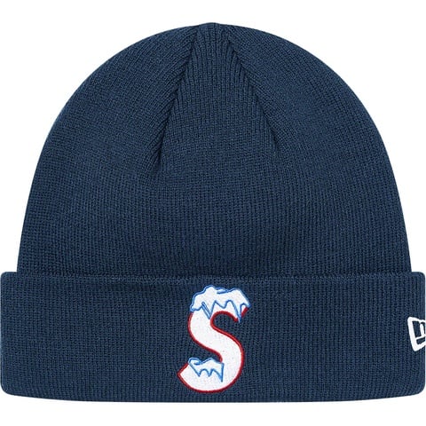 Supreme New Era® S Logo Beanie - Navy