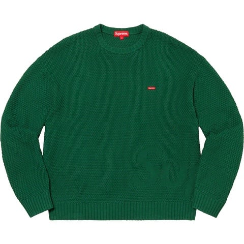 Textured Small Box Sweater - SupremeCommunity