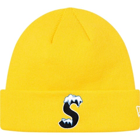 Supreme New Era® S Logo Beanie - Yellow