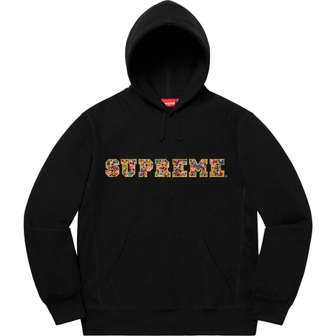 Supreme Jewels Hooded Sweatshirt - Black