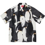 Supreme Penguins Rayon S S Shirt (FW20) - Black