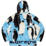 Supreme Penguins Hooded Fleece Jacket (FW20) - Blue