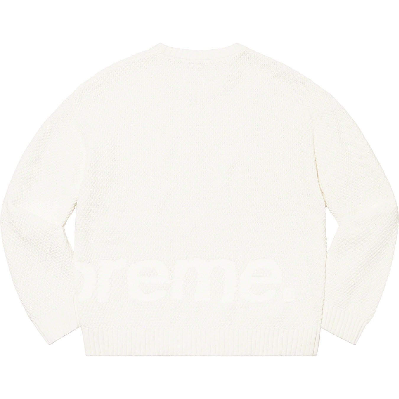 Supreme Textured Small Box Sweater (FW20) - White - $138