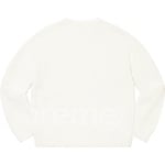 Supreme Textured Small Box Sweater (FW20) - White