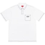 Supreme Contrast Stitch Polo (FW20) - White