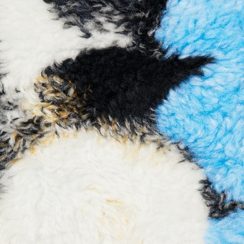 Supreme Penguins Hooded Fleece Jacket - Blue