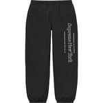 Supreme Side Logo Track Pant (FW20) - Black