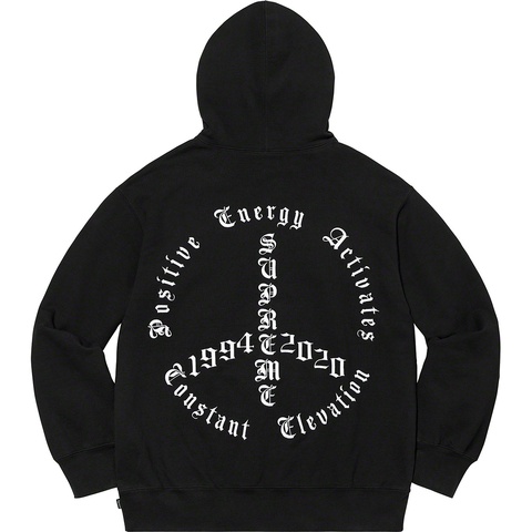 Supreme Peace Hooded Sweatshirt - Black