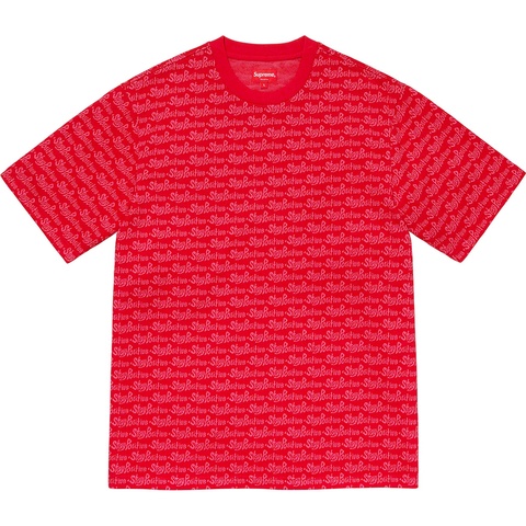 Supreme Stay Positive Jacquard S/S Top - Red
