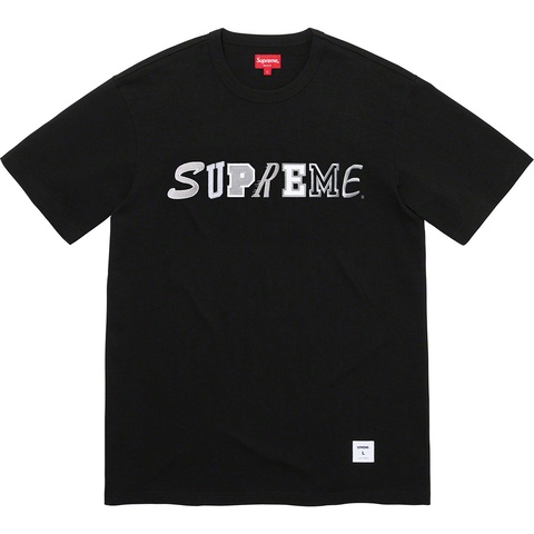 Supreme Collage Logo S/S Top - Black