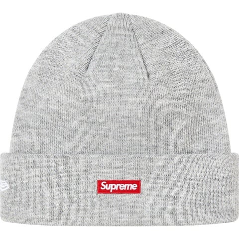 Supreme New Era® S Logo Beanie - Heather Grey