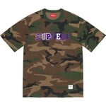 Supreme Collage Logo S S Top (FW20) - Woodland Camo
