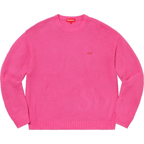 Textured Small Box Sweater - SupremeCommunity