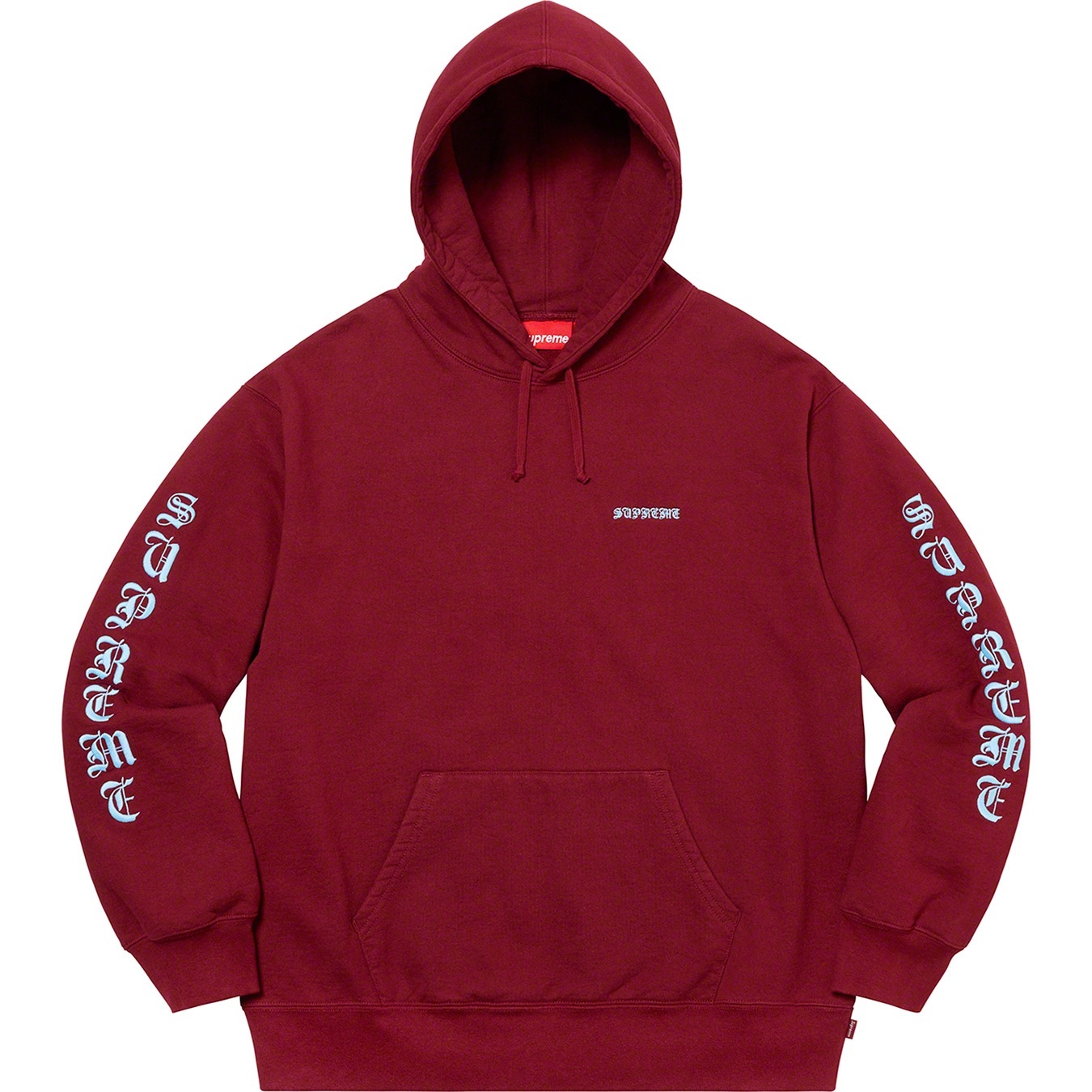 Supreme Peace Hooded Sweatshirt (FW20) - Cardinal - $168