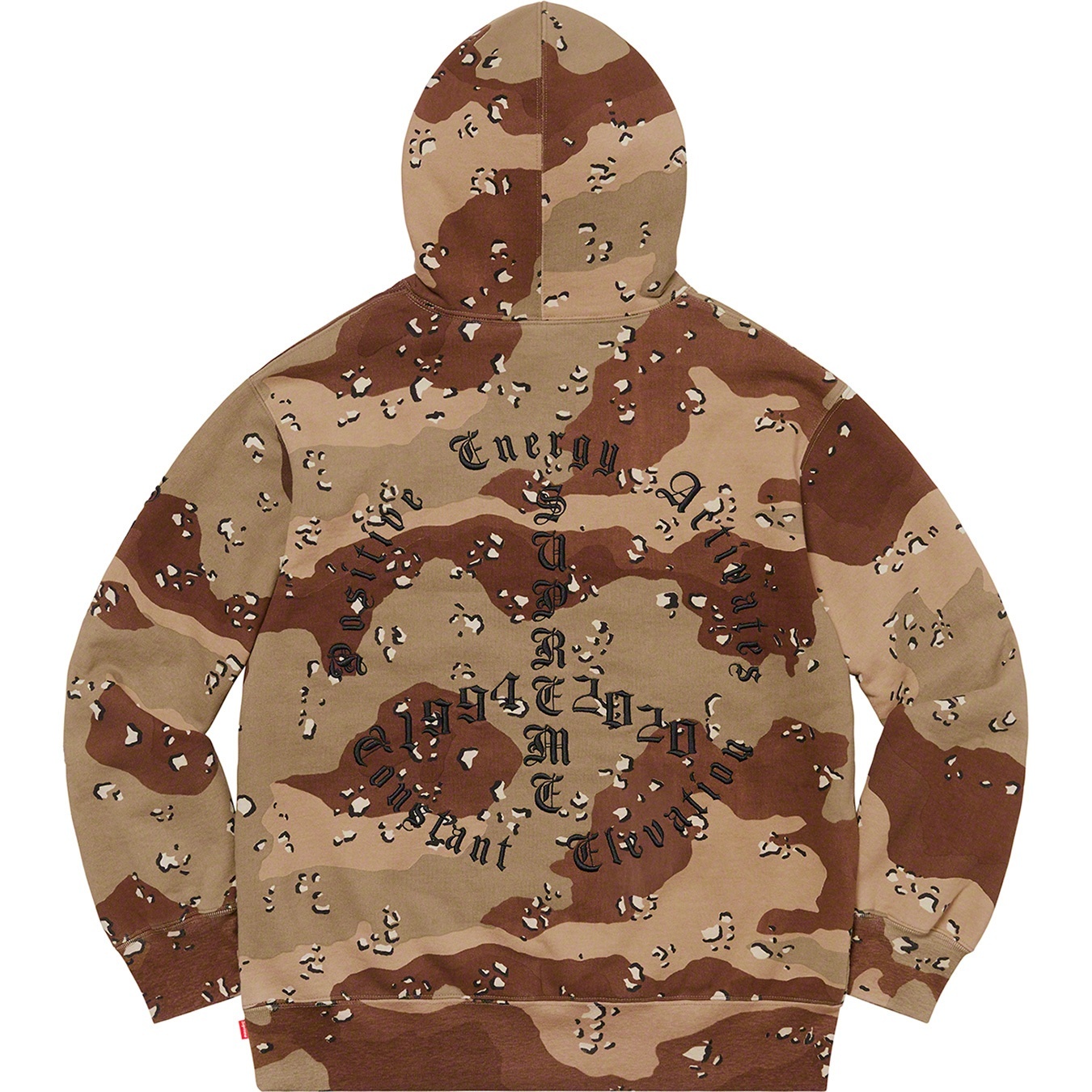 Supreme Peace Hooded Sweatshirt (FW20) - Chocolate Chip Camo - $168