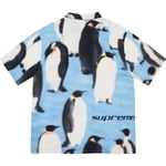Supreme Penguins Rayon S S Shirt (FW20) - Blue