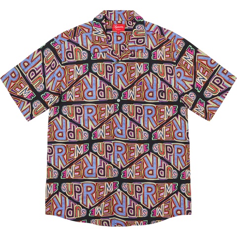 Supreme Perspective Rayon S/S Shirt - Black