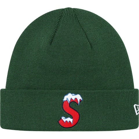 Supreme New Era® S Logo Beanie - Green