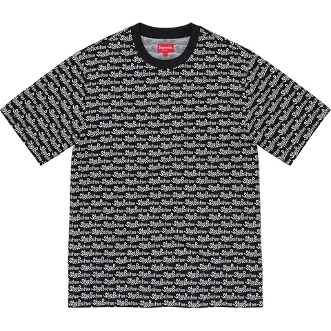Supreme Stay Positive Jacquard S/S Top - Black