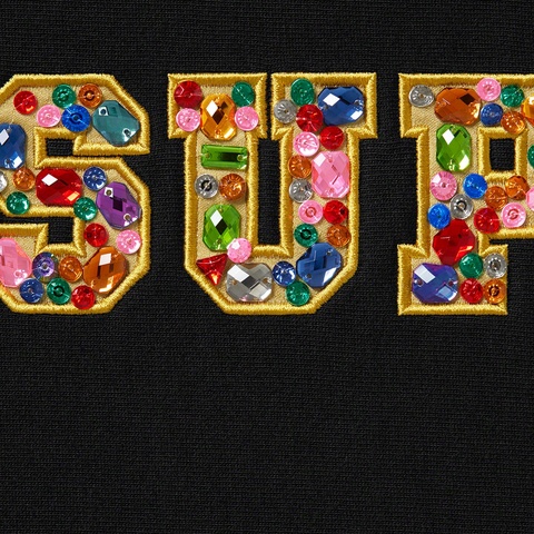 Supreme Jewels Hooded Sweatshirt - Black