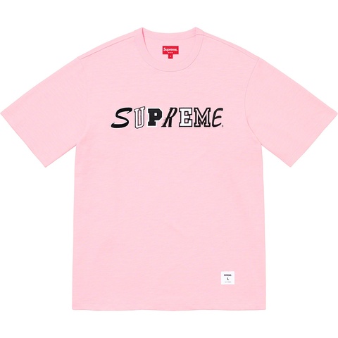 Supreme Collage Logo S/S Top - Pink